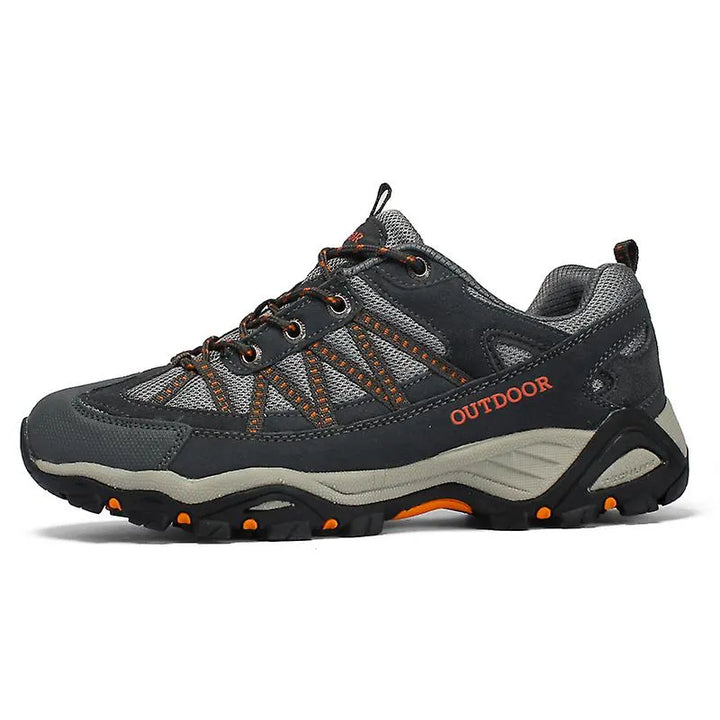 Chaussures de randonnée basses suède mesh, semelle MD+ caoutchouc
