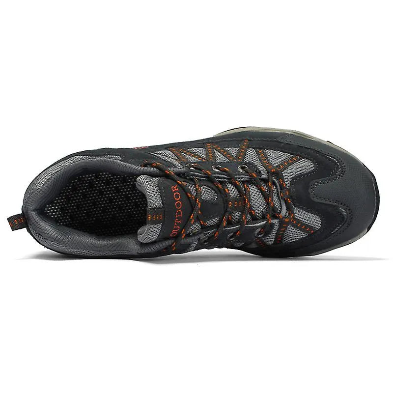 Chaussures de randonnée basses suède mesh, semelle MD+ caoutchouc