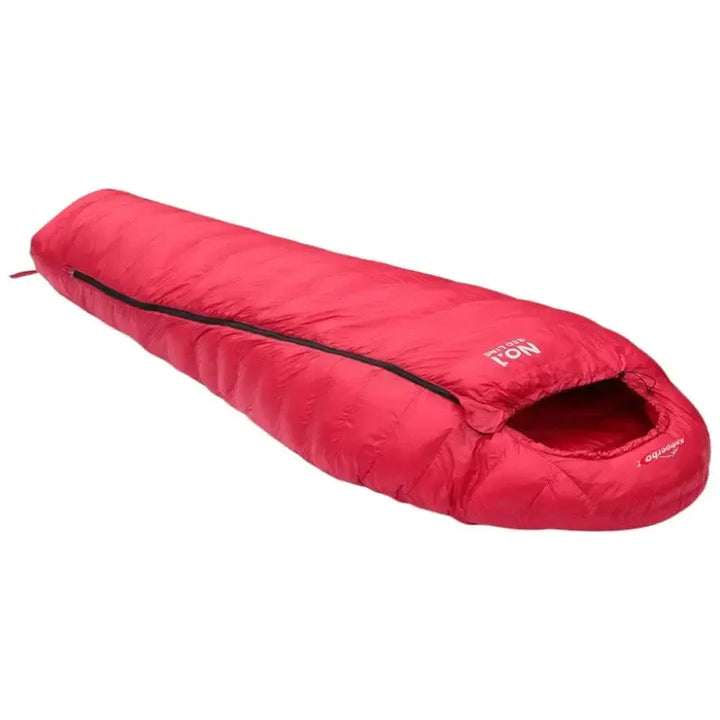 Sac de couchage momie synthétique, zip diagonal, 0 à −22 °C