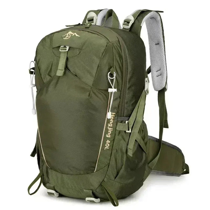 40L hiking backpack with Oxford canvas and ergonomic back panel
