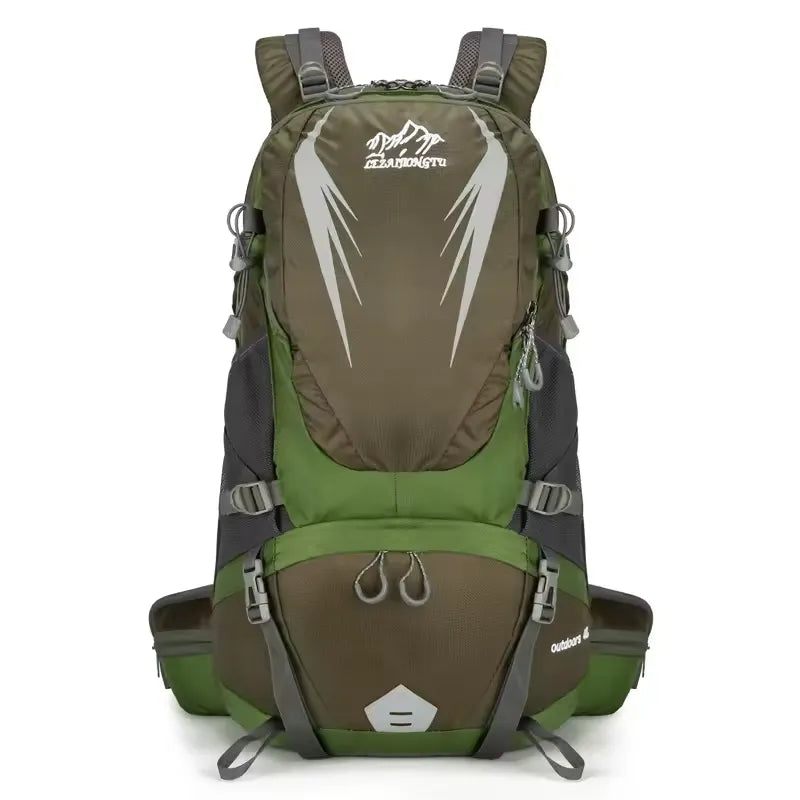 40L ventilated hiking backpack, hip belt pockets, hydration pack