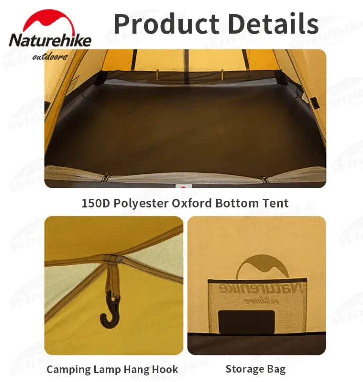 Tente randonnée 1-2 places P-Series UPF50 + 4 saisons