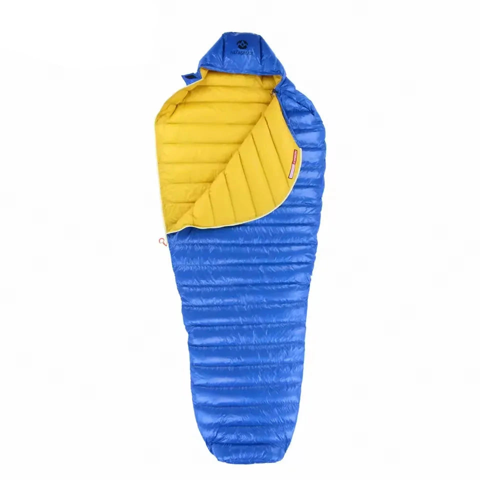 Sac de couchage duvet léger 5–15 °C LETO momie adulte