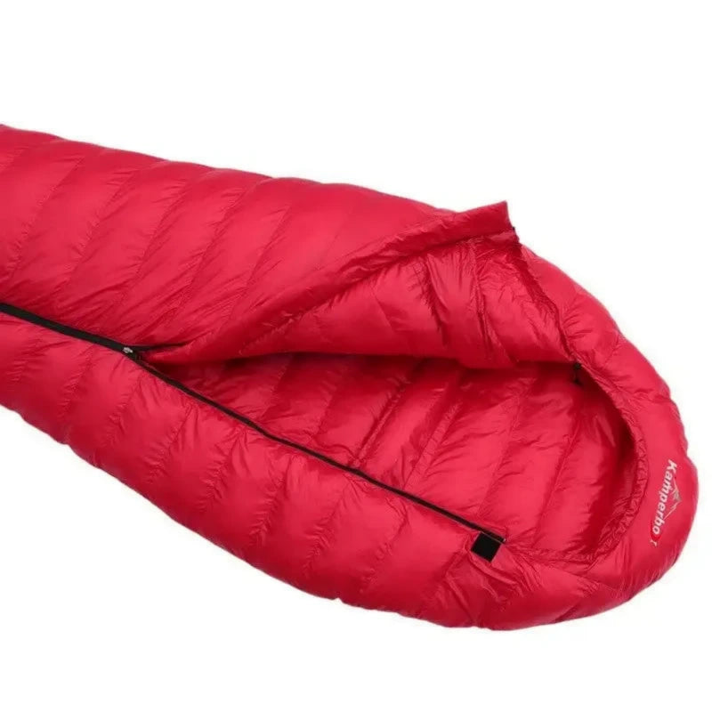 Sac de couchage momie synthétique, zip diagonal, 0 à −22 °C