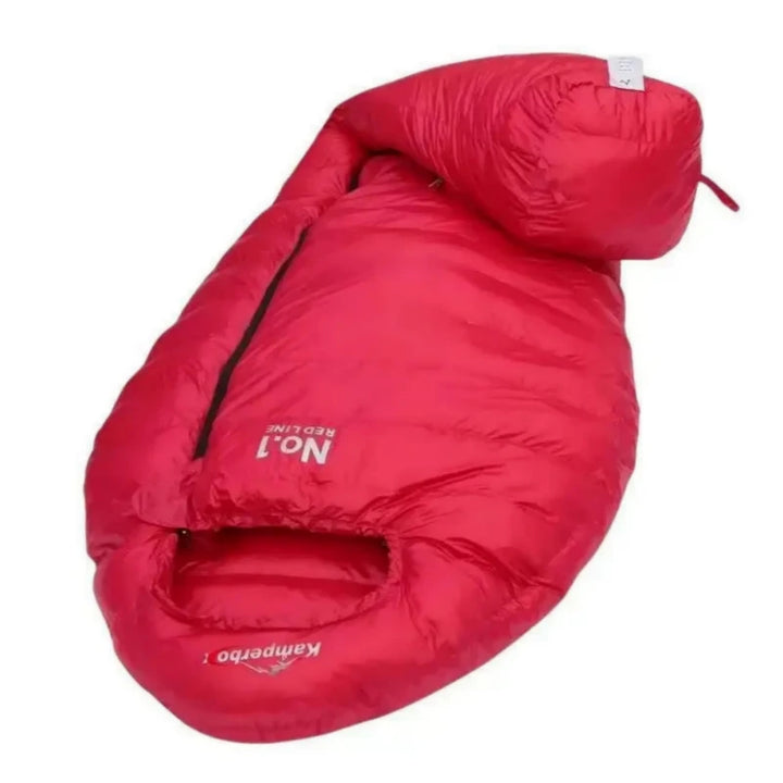 Sac de couchage momie synthétique, zip diagonal, 0 à −22 °C