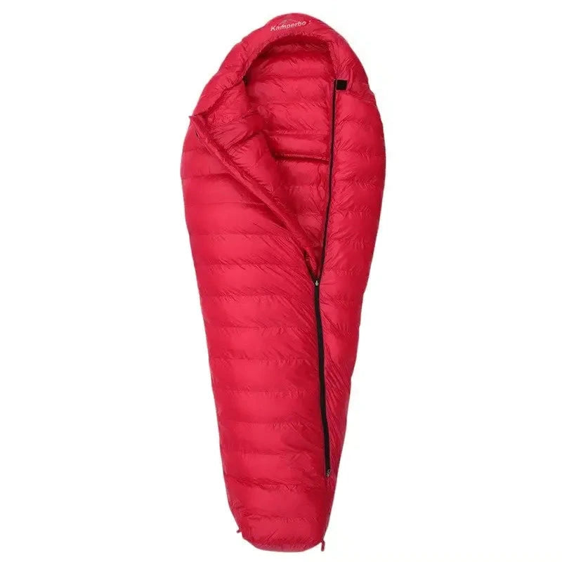 Sac de couchage momie synthétique, zip diagonal, 0 à −22 °C