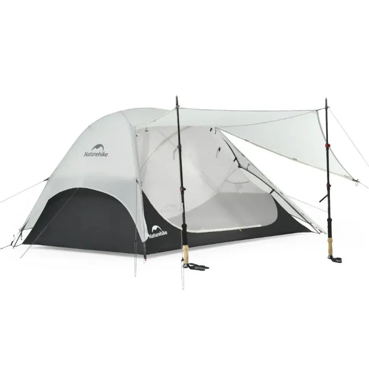 Tente ultralégère camping 2 places 15D silnylon, arceaux alu 7001