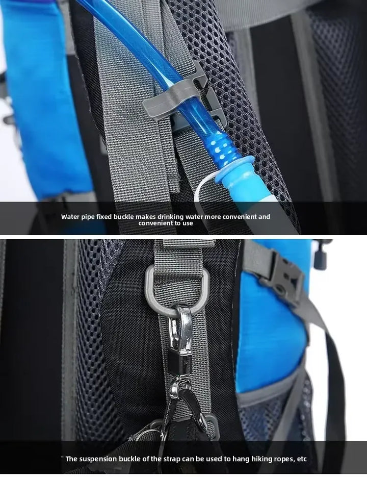 Sac à dos randonnée 70+5 L dos aéré, accès bas ripstop