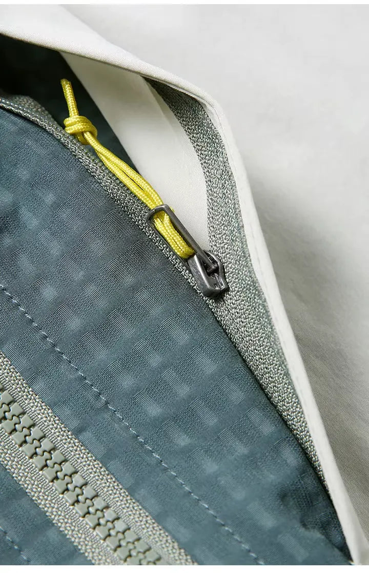 Veste polaire homme zippée nid d’abeille, poche poitrine