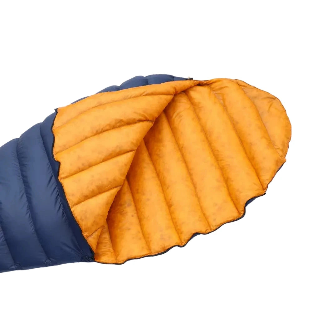 500g Daunenschlafsack – FP800, kompakt 20 × 13 cm – Arknor