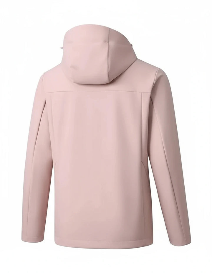 Veste coupe-vent imperméable légère à capuche unisexe