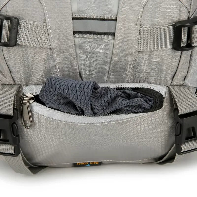 Sac à dos randonnée 30L déperlant, dos aéré, housse pluie