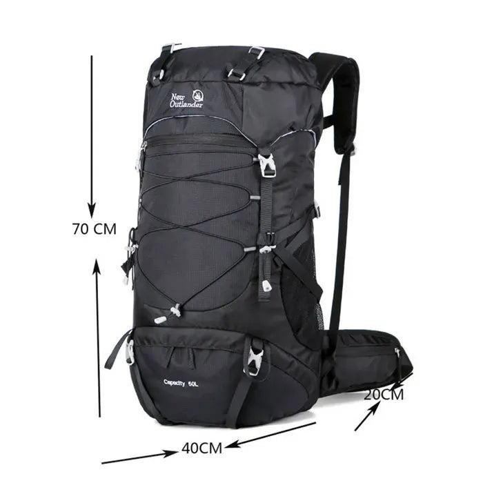 Sac à dos randonnée 50L étanche New Outlander hydratation