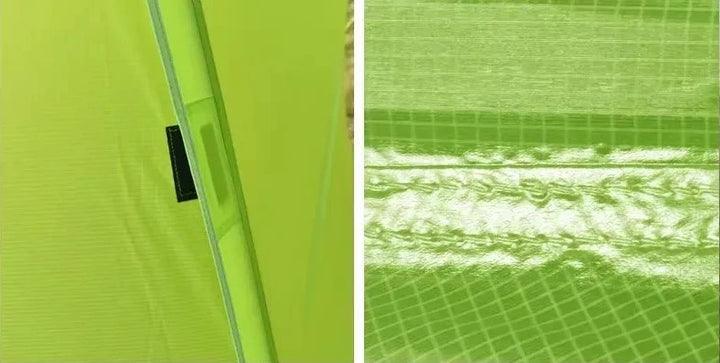 Tente 1 place ultralégère 15D silnylon, bâtons de marche