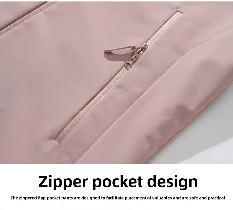 Veste coupe-vent imperméable légère à capuche unisexe