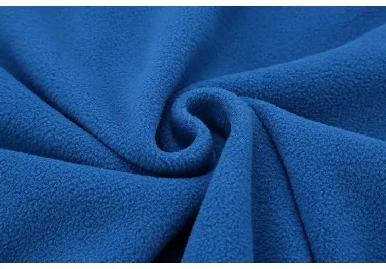 Polaire zippée unisexe chaude, col montant et poches