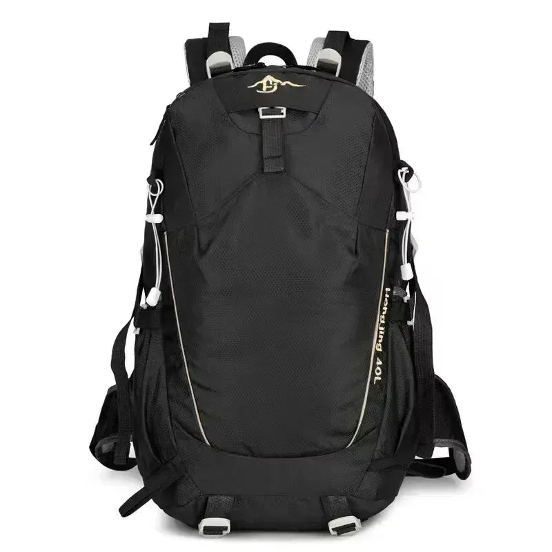 40L hiking backpack with Oxford canvas and ergonomic back panel