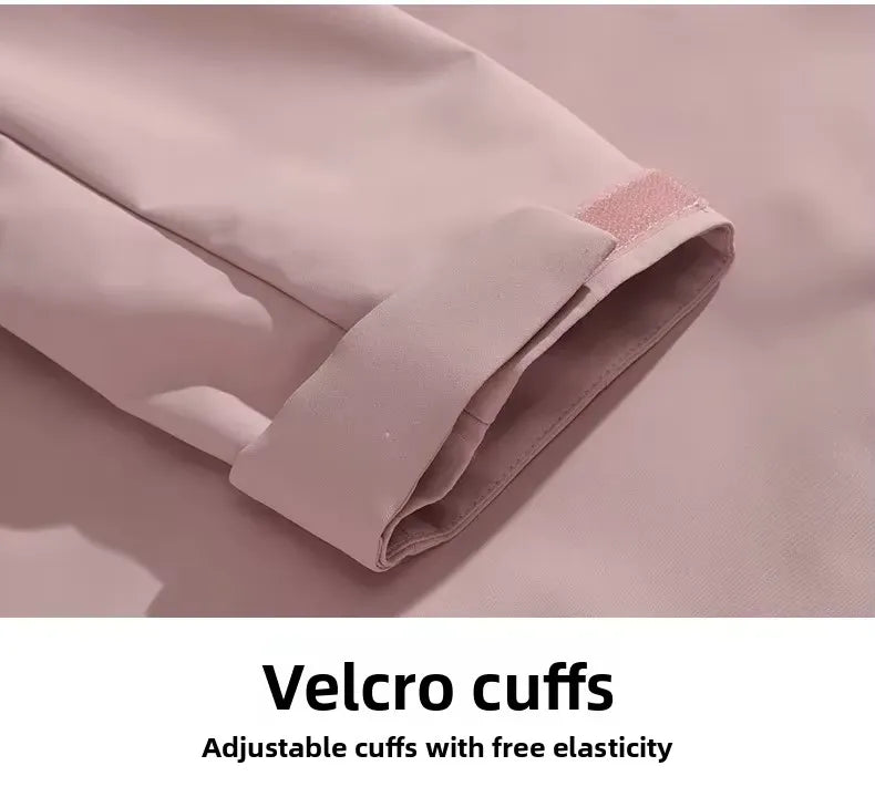 Veste coupe-vent imperméable légère à capuche unisexe