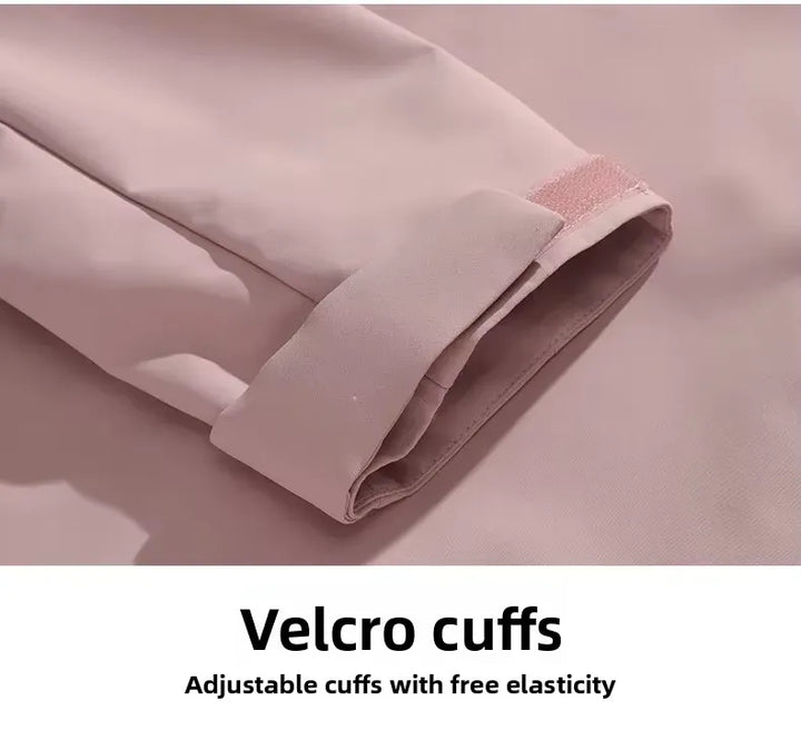 Veste coupe-vent imperméable légère à capuche unisexe