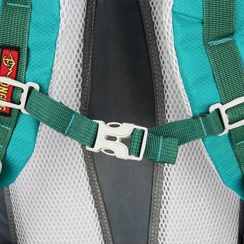 40L hiking backpack with Oxford canvas and ergonomic back panel