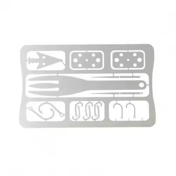 Outil de pêche bushcraft multifonction pour kit de survie.