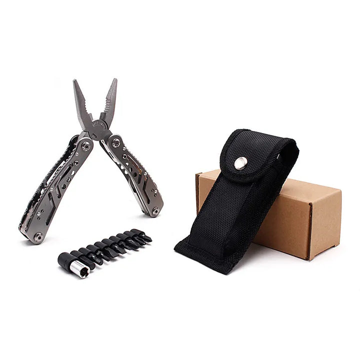 Kit multifonction de survie avec étui de transport.