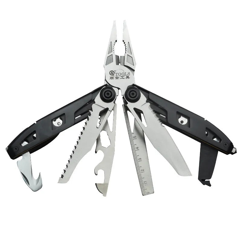 Pince multifonction en acier avec outils intégrés pour le bushcraft et les activités outdoor