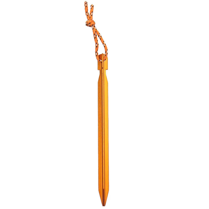 Piquet de tente en aluminium orange léger et résistant pour outdoor