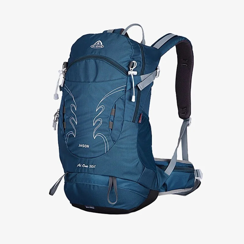 Sac à dos randonnée 30 litres bleu léger et ergonomique.