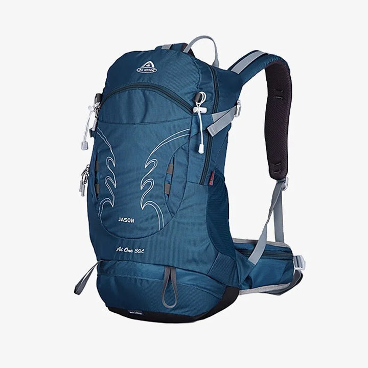 Sac à dos randonnée 30 litres bleu léger et ergonomique.