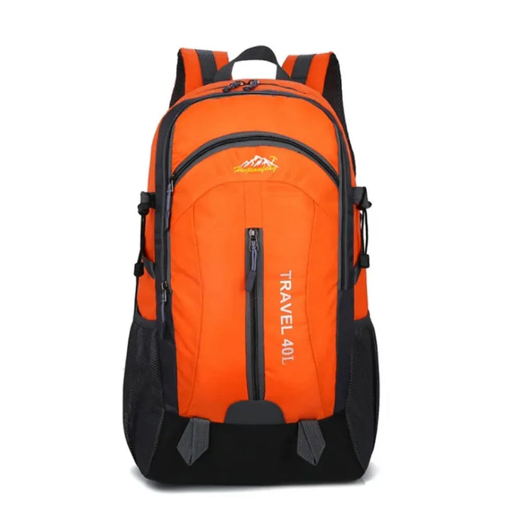 Sac à dos de randonnée 40L, couleur orange.