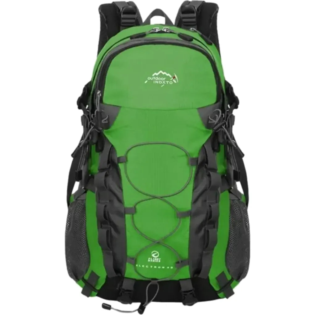 Sac à dos de randonnée 40 L vert, robuste et confortable, idéal pour randonnée, camping et bivouac.