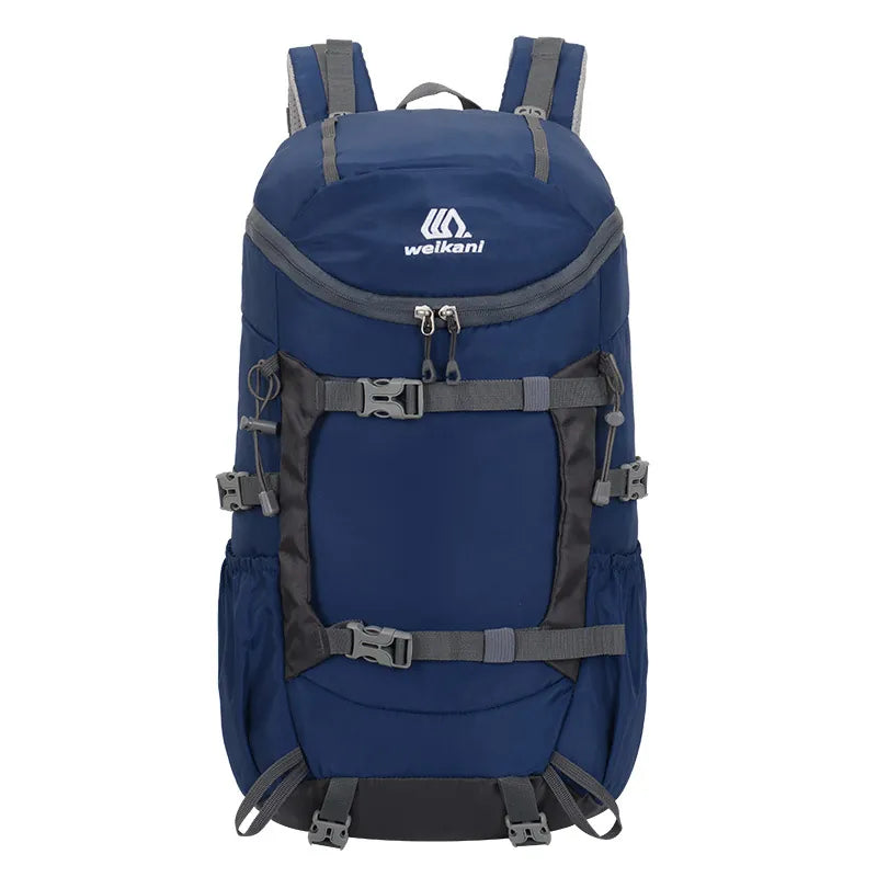  Sac à dos de randonnée 40L de couleur bleu marine de la marque Weikani