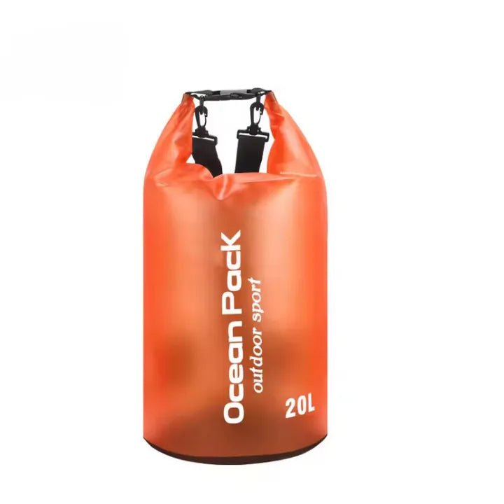 sac étanche 20l orange ocean pack imperméable pour randonnée et sports aquatiques