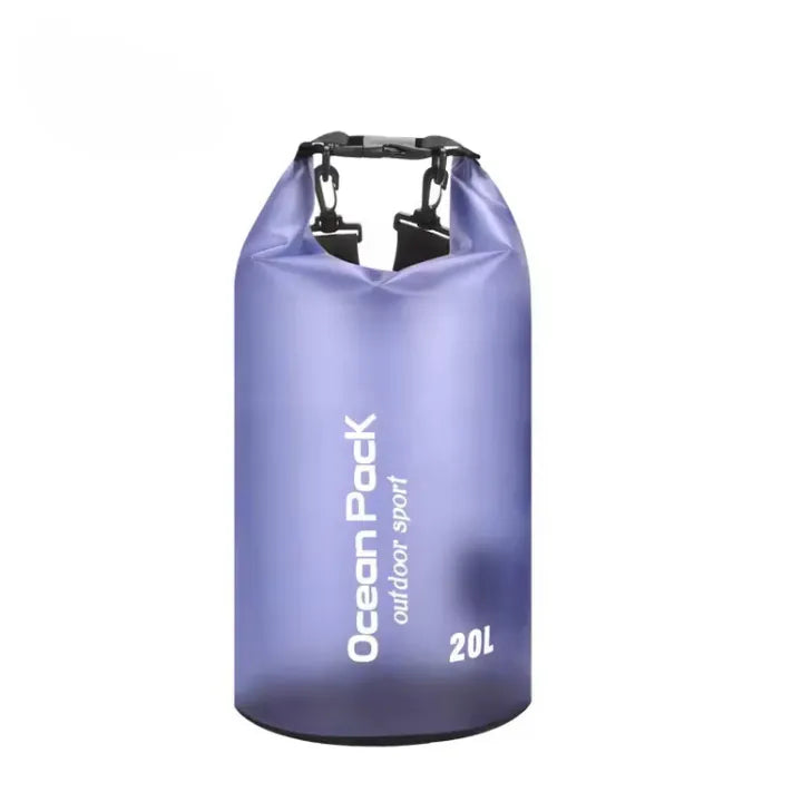 sac étanche 20l ocean pack bleu pour randonnée, kayak ou sports nautiques