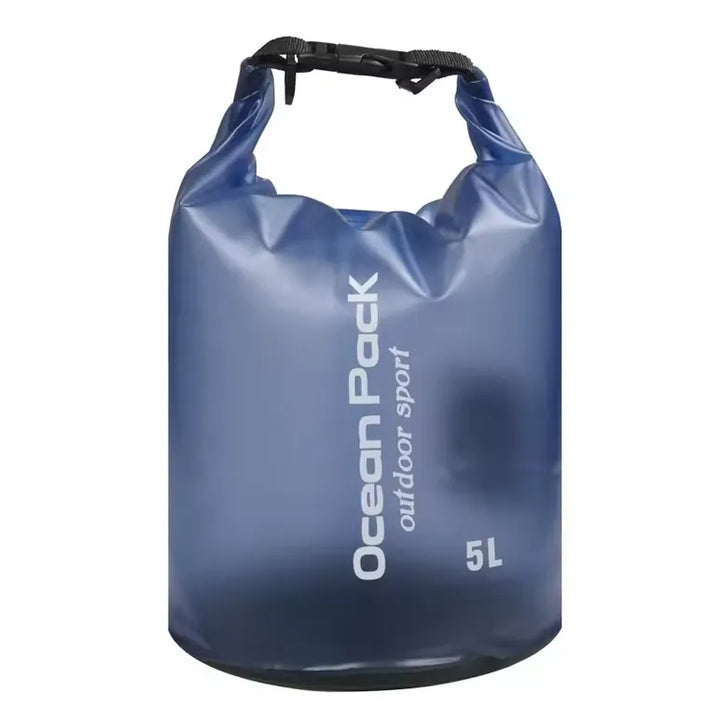 sac étanche bleu 5L pour kayak, randonnée, pêche ou sports nautiques