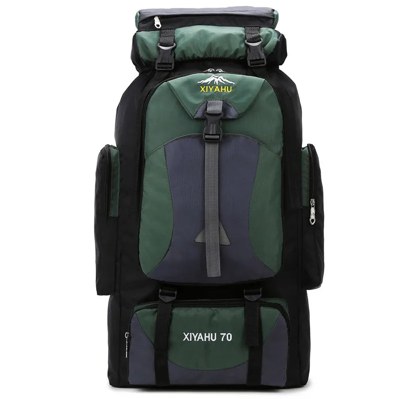  Sac à dos de randonnée 70L pour homme et femme, conçu pour les voyages outdoor.