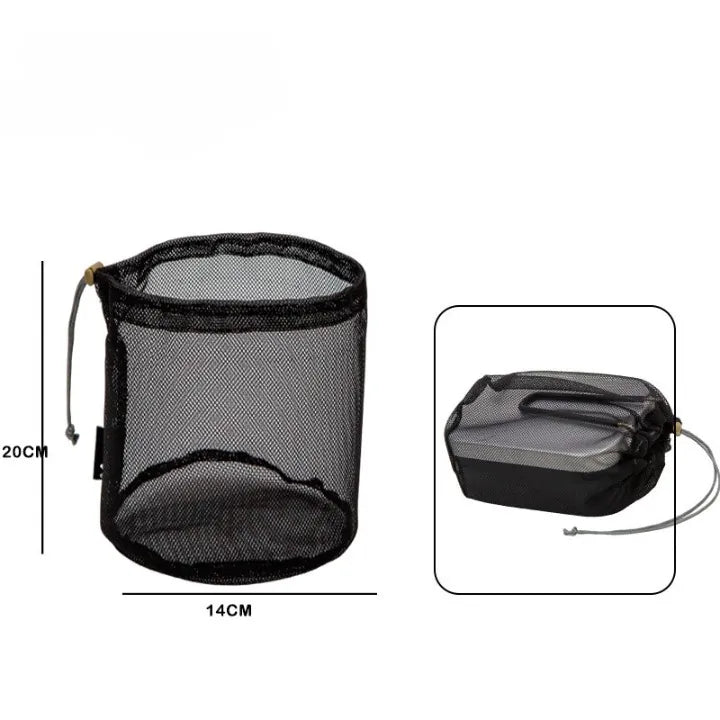 Sac de rangement outdoor mesh polyvalent.