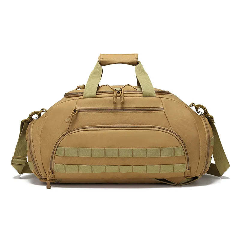 sac tactique sable robuste avec système molle pour randonnée outdoor.