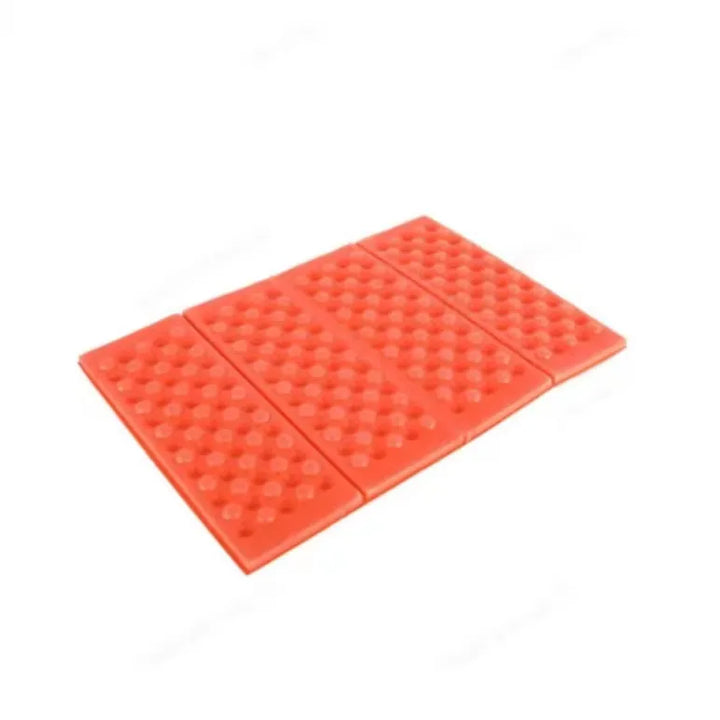 Tapis pliable orange imperméable et isolant pour randonnée
